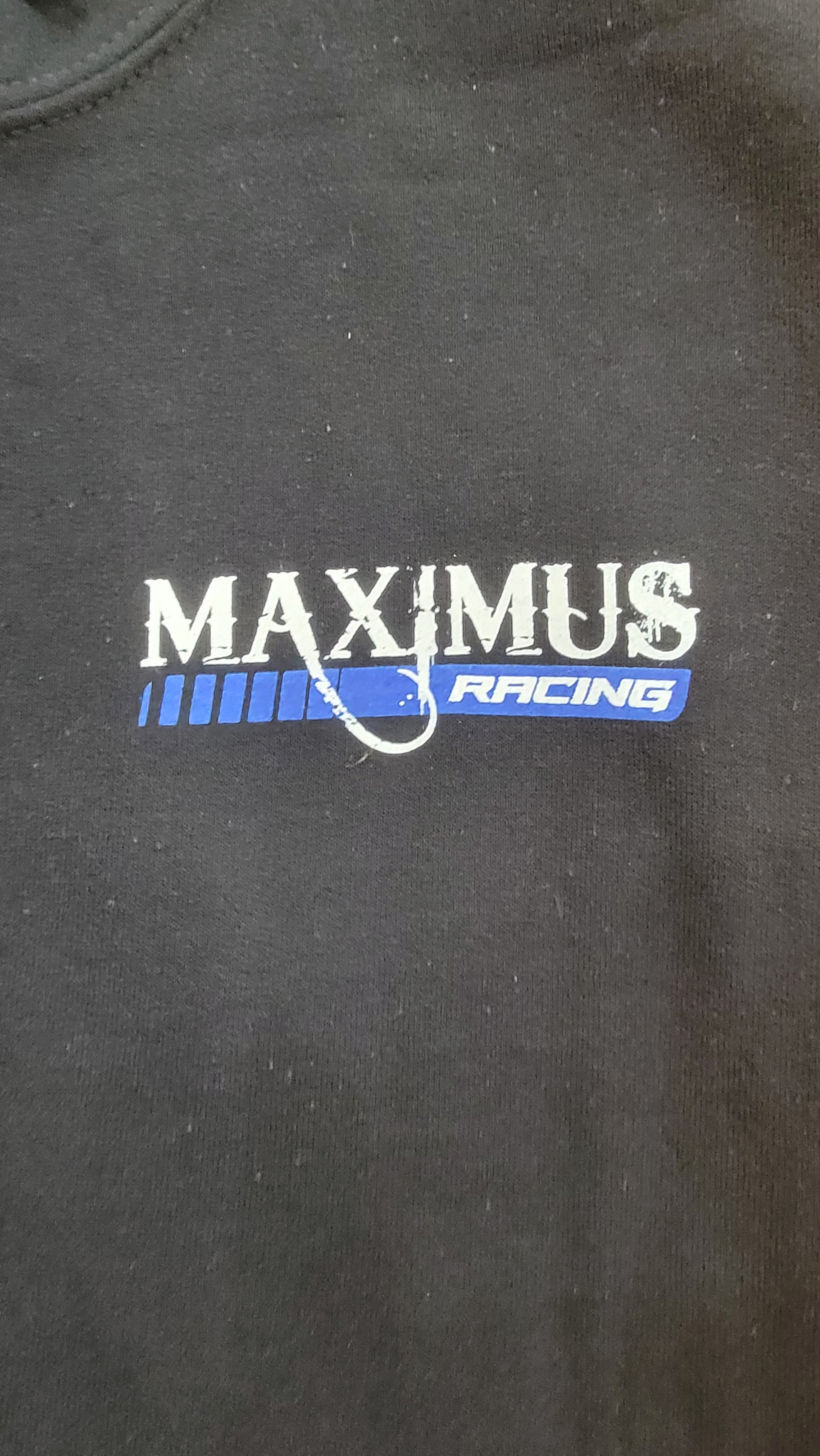 blue back ground hoodie