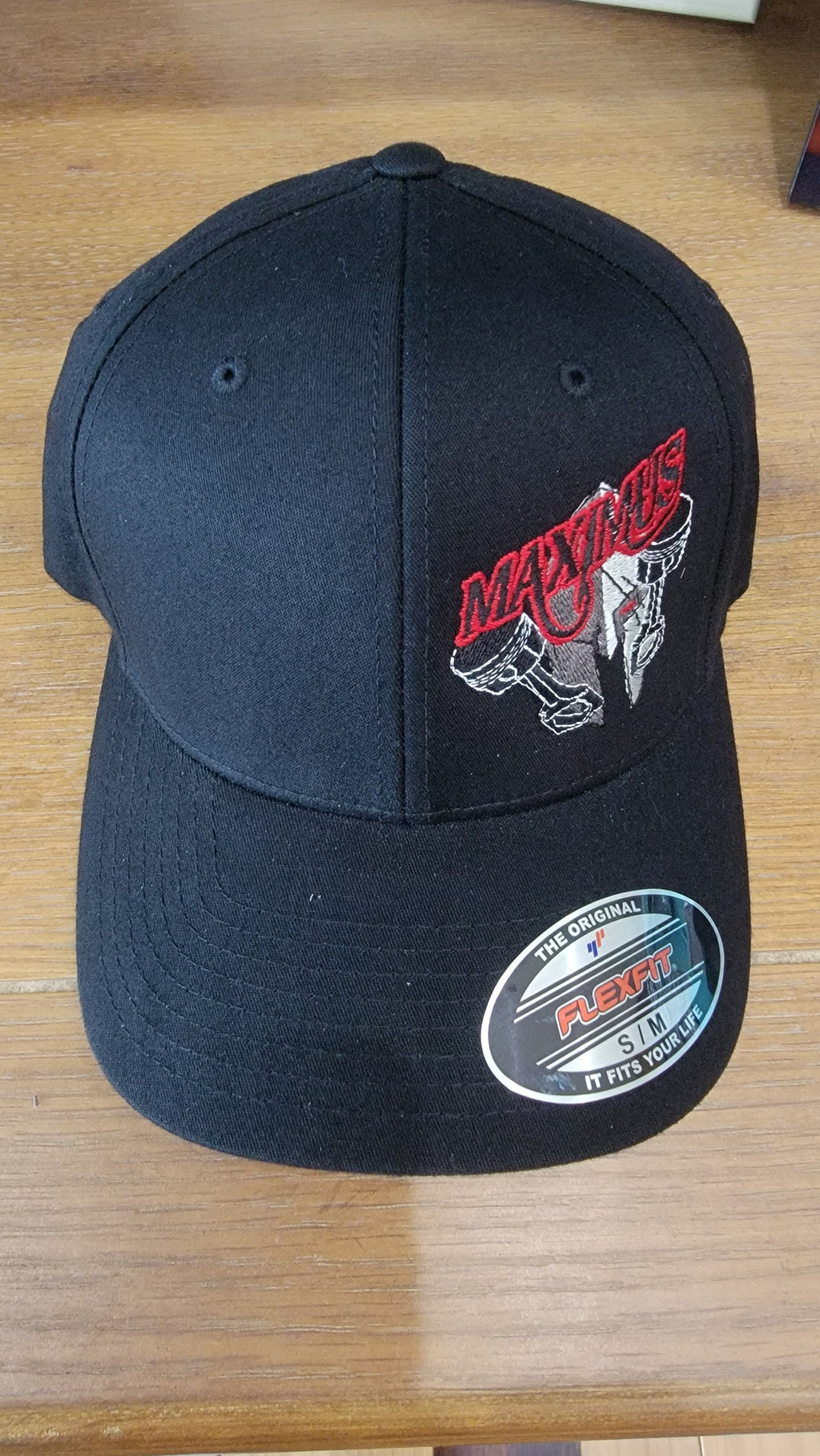 Flex fit embroidered Red Stitch